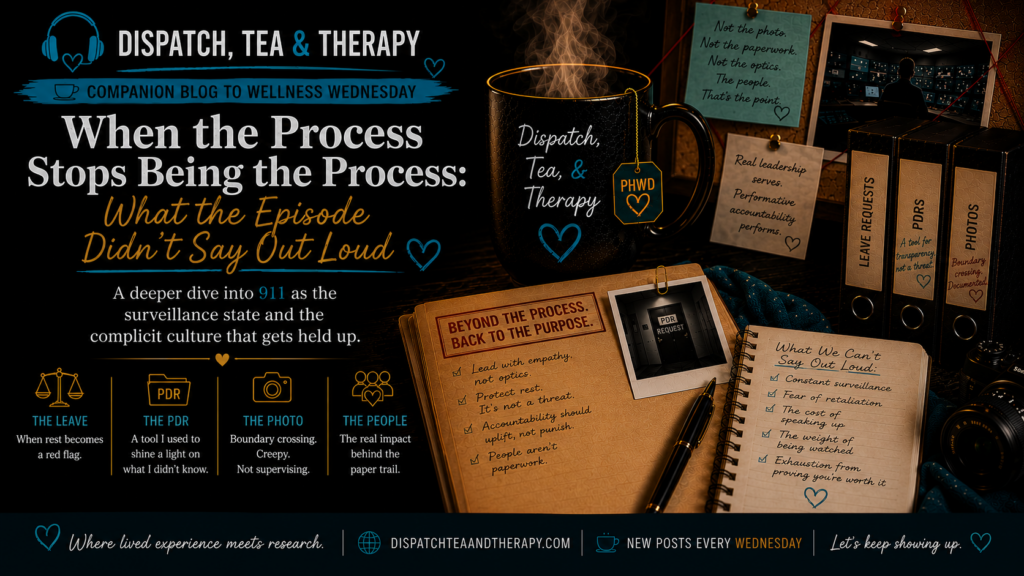 9-1-1 and the Surveillance State companion blog Dispatch Tea and Therapy Episode 2